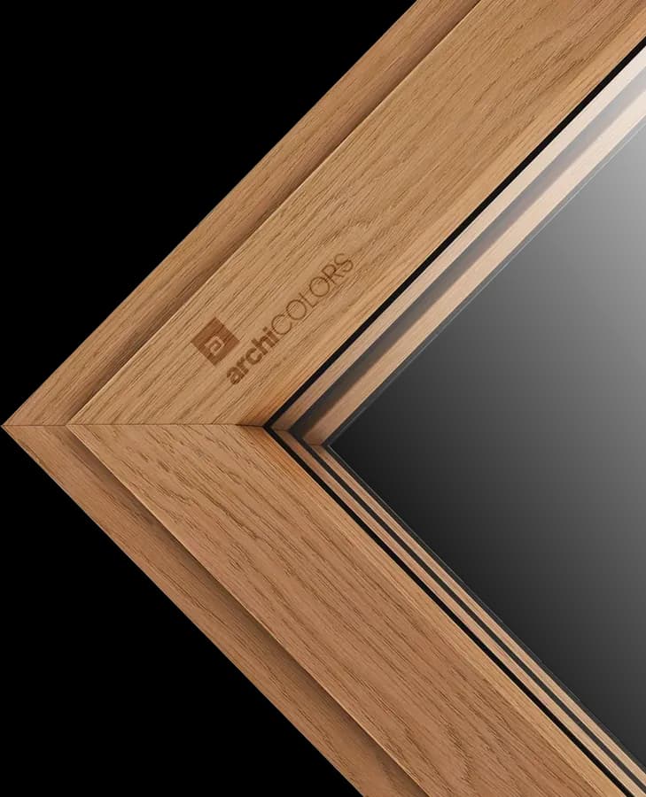 Moldura de esquadria de PVC na cor carvalho — foil Renolit Winchester XA